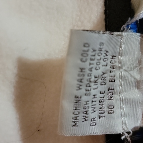 10,000 ft Above Sea Level Fleece Vest S Color block bone white and gray. - Picture 8 of 10